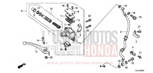 MAITRE-CYLINDRE FREIN AV. NSC110MPDE de 2014